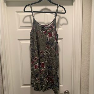 Torrid size 0 olive green dress
